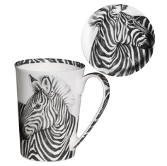 Кружка с крышкой Zebra, 450 мл. WILD SPIRIT Taitu