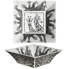 Салатник квадратный Giraffe, 15,5х15,5 см. WILD SPIRIT Taitu