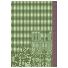 Полотенце кухонное, 38х54 см. 100% хлопок, синее, FENETRE SUR PARIS Le Jacquard Francais