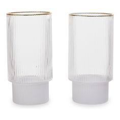 Набор стаканов Premier Housewares Farrow White/Gold 2 шт, 420 л, 1405492