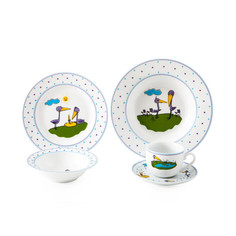 Сервиз детский Zarin Iran Porcelain Industries Co. PJSItalia F Pelikan 1357-05