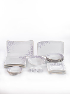 Сервиз столовый Zarin Iran Porcelain Industries Co. PJS Vinci Fern Violet 1431-30