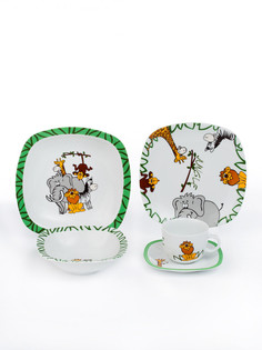 Сервиз детский Zarin Iran Porcelain Industries Co. PJS Quattro Jungle0535-05