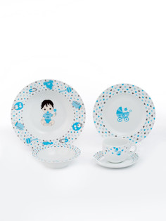 Сервиз детский Zarin Iran Porcelain Industries Co. PJS Italia F New Born Blue1328-05