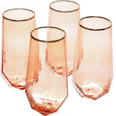 Набор стаканов Селфи ICE CRYSTAL 359-359-0706 4шт желтый