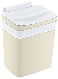 Контейнер для мусора подвесной Smartware SOFT Latte TRN-192-Latte 8,5 литра