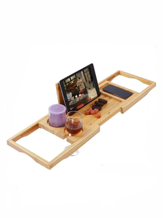 Полка для ванной Bamboowood из бамбука 63-95