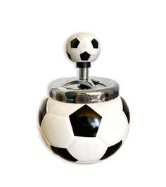 Пепельница бездымная керамическая с крышкой ATLANFA Футбольный мяч