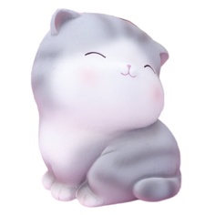 Копилка Gray cat turned around No Brand