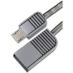 Дата-кабель Remax Linyo RC-088m USB-microUSB, шкатулка дерево 2.1A, 1 м, Silver