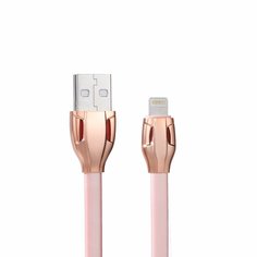 Дата-кабель Remax Laser LED RC-035m USB-microUSB, 2.0A, 1 м, Rose Gold