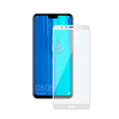 Защитное стекло Deppa для Huawei Y9 2018 Full Glue черная рамка