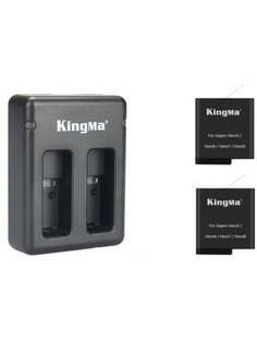 Зарядное устройство KingMa GP7 Kit-BM042 + 2 аккумулятора GoPro Hero7/6/5