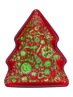 Блюдо Elan Gallery Елочка 17x14.5x2.5cm Red-Green 120823