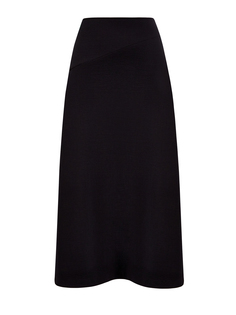 Однотонная юбка-миди из тонкой шерстяной ткани Etro