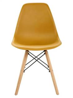 Стул LEON GROUP для кухни в стиле EAMES DSW, горчичный, 1 шт