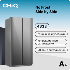 Холодильник CHiQ CSS433NBS серый