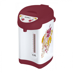 Термопот Supra TPS-4901 4 л белый; красный