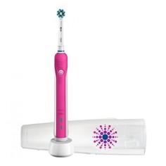 Электрическая зубная щетка Oral-B PRO 750 D16.513.UX+EB 20-3 белая, розовая