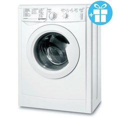 Стиральная машина Indesit IWUB 4085 (CIS) белая + мешок для стирки белья