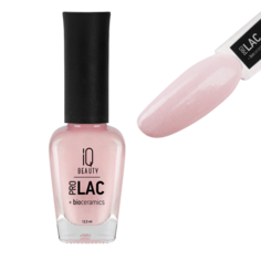 Лак для ногтей IQ Beauty профессиональный укрепляющий с биокерамикой розовый 12,5 мл