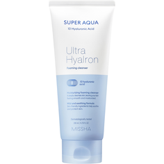 Пенка для умывания MISSHA Super Aqua Ultra Hyalon Foaming Cleanser 200 мл