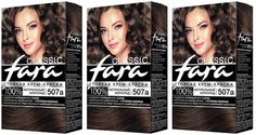 Краска для волос Fara Classic натуральный шоколад 507а, 3шт