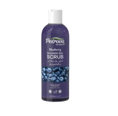 Гель-скраб для душа PETROVA, для душа, NATURALS BLUEBERRY, Черника, 475 мл