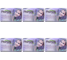 Твердое мыло Petrova, LAVENDER & SHEA BUTTER-RELAXED & SOOTHED SKIN, 150 гр, 6 шт