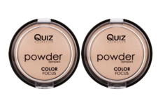 Пудра компактная Quiz cosmetics, Powder Focus, Color 60, 12 г, 2 шт