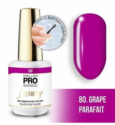 Гель-лак Mollon Pro Luxury Color Coat №80 Grape Parfait 8 мл