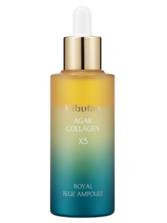 Питательная сыворотка с коллагеном Charmzone Hibutan Agar Collagen X5 Royal Blue Ampoule
