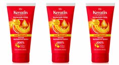 Бальзам для волос Iris cosmetic, Hair Therapy, Keratin Program, 180 мл, 3 шт