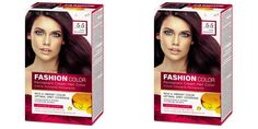 Стойкая крем-краска для волос Rubella, Fashion Color 5.5 Темного Красн. дерева, 50 мл, 2шт