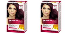 Стойкая крем-краска для волос Rubella, Fashion Color 5.5 Темного Красн. дерева, 50 мл, 2шт