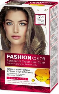 Стойкая крем-краска для волос Rubella, Fashion Color 7.1 Средний Пепельный Блонд, 50 мл