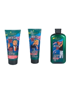 Набор гель для душа,шампунь VO7, American Boy, для гигиены тела, мужской, 250 мл, 500 мл