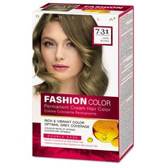 Стойкая крем-краска для волос Rubella, Fashion Color 7.31 Темно-русый, 50 мл