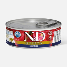 Корм влажный Farmina N&D Quinoa для кошек, для поддержки пищеварения, с киноа, 80 г