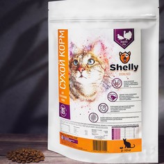 Сухой корм для кошек Shelly Sterilized cat Premium, для стерилизованных, утка, индейка,2