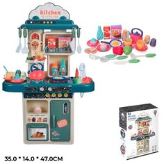 Игровой набор 16860A Кухня с водичкой, паром и аксесс. 46x20x70 см, в кор. No Brand