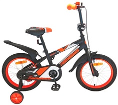 Велосипед детский двухколесный 20 Nameless SPORT, черный, оранжевый