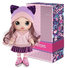 Игрушка для девочек кукла на шарнирах в подарочной коробке MAXITOYS MT-MRT-D004-20