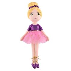 Игрушка для девочек мягкая кукла балерина MAXITOYS MT-CR-D01202320-40