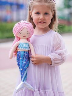 Игрушка для девочек мягкая кукла русалка MAXITOYS MT-CR-D01202304-40