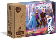 Пазл Clementoni 3X48 Disney Frozen. Холодное сердце 2, арт.25255