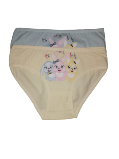 Трусы детские Donella 4171TL, голубой; желтый; разноцветный, 122