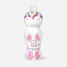 Шампунь Eau My Unicorn 1D детский, 2 в 1, шампунь и гель для душа, 400 мл