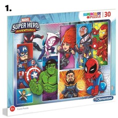 Пазл в рамке Clementoni 30 Marvel The Avengers Мстители в ассортименте, арт 22703