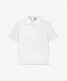 Футболка с коротким рукавом белая Gulliver (134)